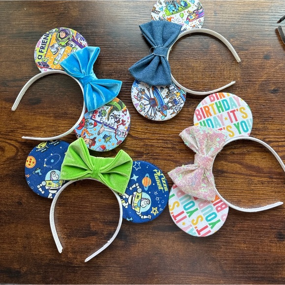 Accessories - Toy Story Mickey Ears Bundle (4) | Buzz Lightyear Pixar Disneybound Headbands